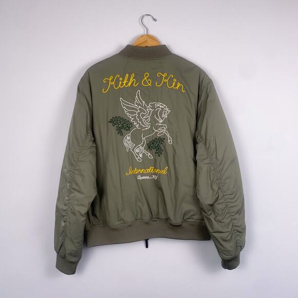 Kith Men's Dumont Flight Bomber Jacket Flagstaff Medium - Picture 7 of 9